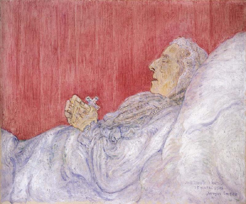 James Ensor My Dead Aunt china oil painting image